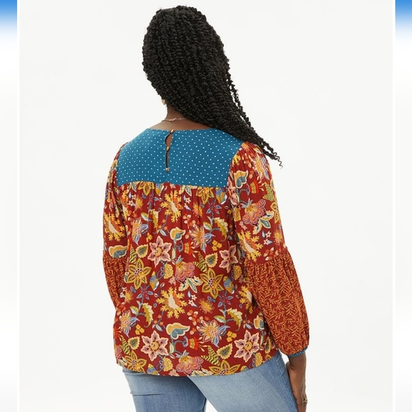 NWT Matilda Jane Floral Garden Mums Autumn Blouse - Picture 2 of 3